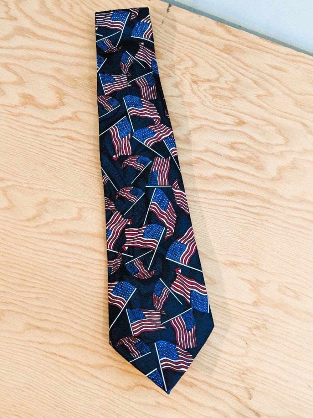 Steven Harris American Flag Tie